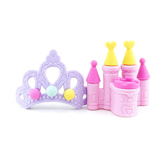 Castle and Tiara - Set of 2 Erasers!
