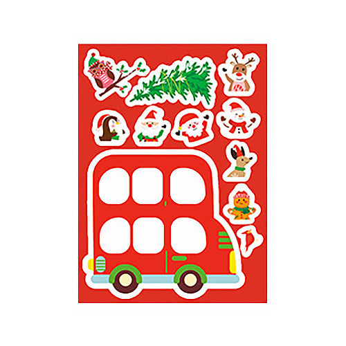 Christmas DIY Sticker Sheet - Decorate a Christmas Truck!