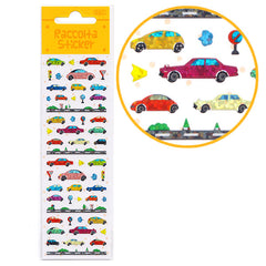 Cars, Roads and Signs Sparkly Sticker Sheet!