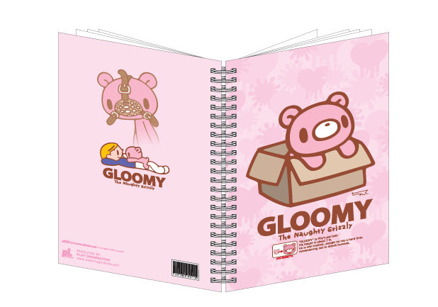 Adorable Gloomy Bear in a Box A5 Notebook