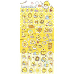 San-X : Kiiroitori Diary Stickers! Gold foil accents, featuring Rilakkuma! #2