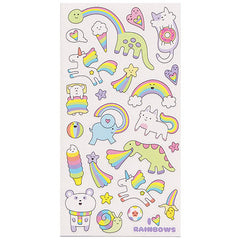 I Love Rainbows sticker sheet! Cute!