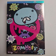 San-X : Zombbit Large memo pad! (Zombie Rabbits!) Vintage 2013