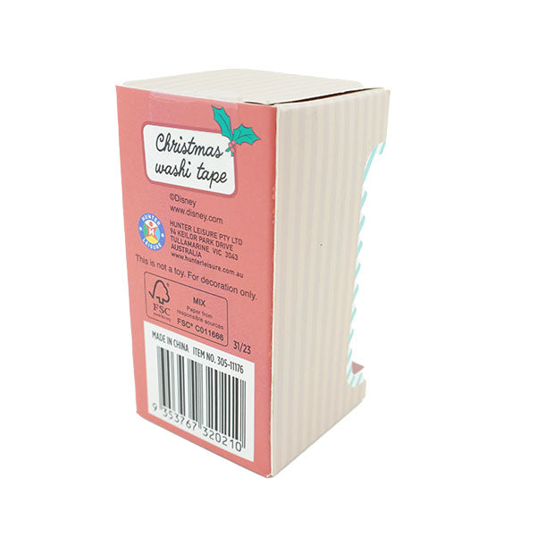 Disney - Christmas Washi Tape Set of 5 Washi Tape Rolls (featuring Mickey Mouse!)