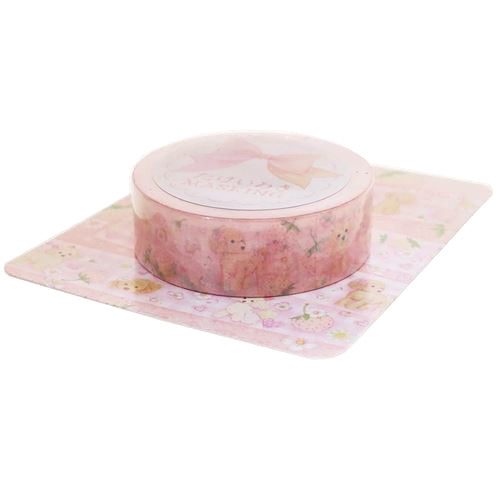 Pooches and Strawberries by Miki Takei Washi Tape 10m