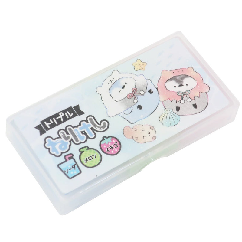 Sakamoto : Strawberry Ice Block Eraser - Large!  *scented!* 