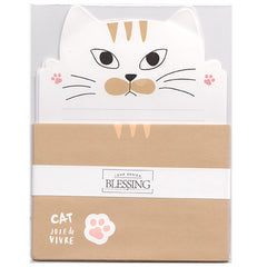 Mind Wave : Adorable Cat Mini Gift Message Cards (x5) + Envelopes!