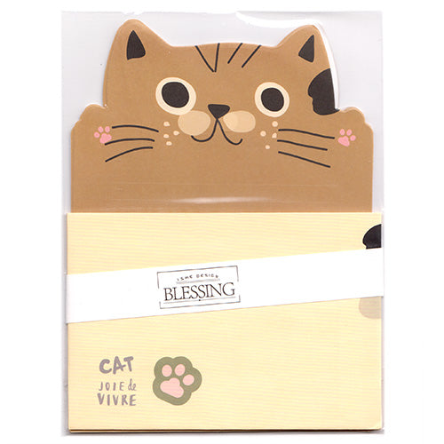 Mind Wave : Adorable Cat Mini Gift Message Cards (x5) + Envelopes!