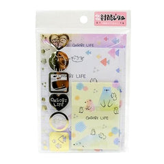 Crux : Oasobi Life MINI letter set! Polar Bear, Penguin (2017) (41 pieces!)