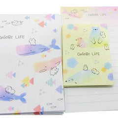 Crux : Oasobi Life MINI letter set! Polar Bear, Penguin (2017) (41 pieces!)