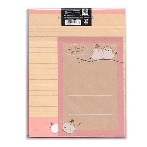 Q-Lia : My Kotori Friends Cute Birds Letter Set