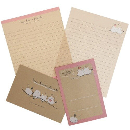 Q-Lia : My Kotori Friends Cute Birds Letter Set