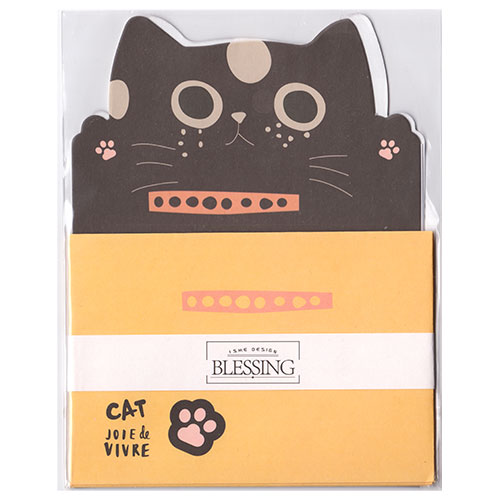 Look at my Pretty collar! Cat mini letter set