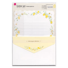 Pretty Lemon & Blossoms Writing Paper and Envelope Set
