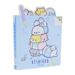 Crux : Keshikko Cute Eraser Animals Memo Pad Set!