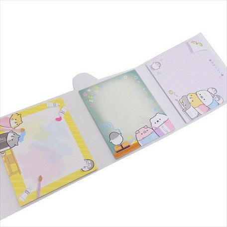 Crux : Keshikko Cute Eraser Animals Memo Pad Set!