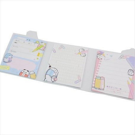 Crux : Keshikko Cute Eraser Animals Memo Pad Set!