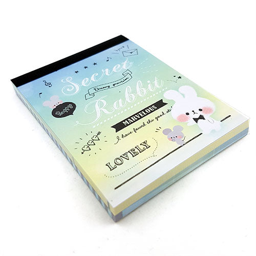 Kamio : Secret Rabbit Mini Memo Pad