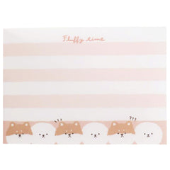 Crux : Fluffy Time Cute Dogs Memo Pad - Shiba inu & Pomeranian