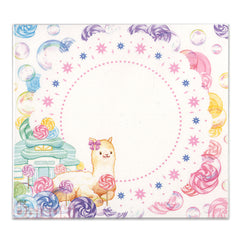 Beautiful Alpaca & Sweet Treats Memo Pad!