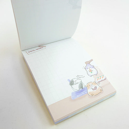 Kamio : "Pote x Maru" Cute Hamster Mini Memo Pad