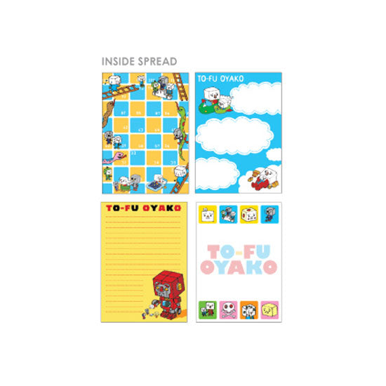 TO-FU Oyako Mother & Son Memo Pad - 100 Pages! Vintage 2010