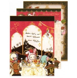 San-X : Sentimental Circus Tea Party Mini Memo Pad *Vintage 2013*