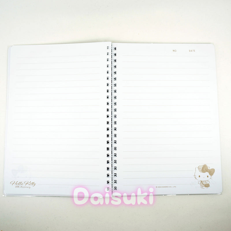 Sanrio - Hello Kitty 50th Anniversary A5 Lined Notebook (soft cover)