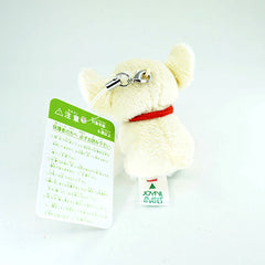 Takenoko - Chihuahua with Scarf Plushie Zipper Mascot / Phone hanger / Keyring 6cm