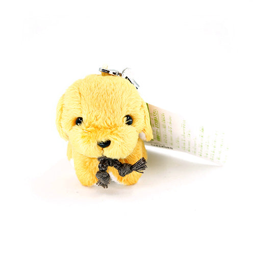 Takenoko - Golden Retriever with Scarf Plushie Zipper Mascot / Phone hanger / Keyring 6cm