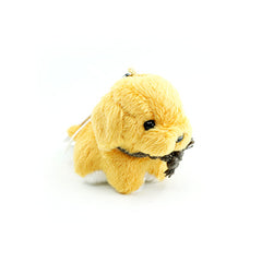 Takenoko - Golden Retriever with Scarf Plushie Zipper Mascot / Phone hanger / Keyring 6cm