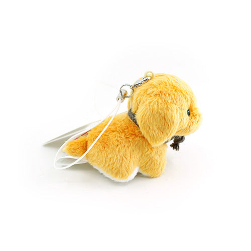 Takenoko - Golden Retriever with Scarf Plushie Zipper Mascot / Phone hanger / Keyring 6cm