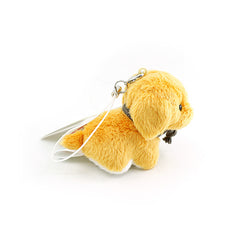 Takenoko - Golden Retriever with Scarf Plushie Zipper Mascot / Phone hanger / Keyring 6cm