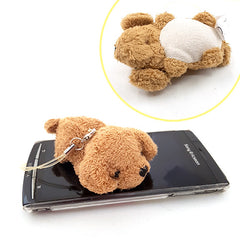 Cute Dog Plush Mobile Phone Screen Cleaner / Phone Hanger / Bag mascot