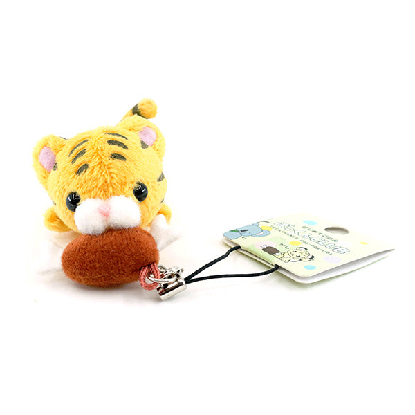 Cute Hungry Tiger Plush Mobile Phone / Bag Hanger!