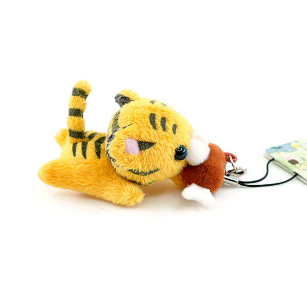 Cute Hungry Tiger Plush Mobile Phone / Bag Hanger!