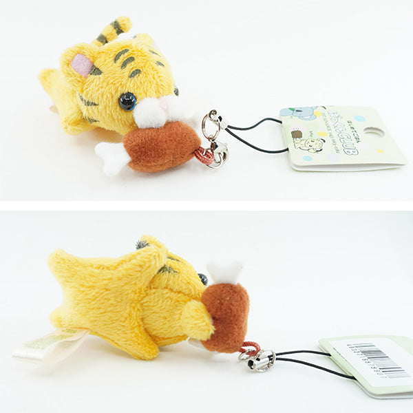 Cute Hungry Tiger Plush Mobile Phone / Bag Hanger!