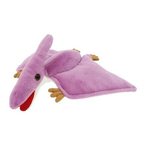 Purple Pteranodon Dinosaur Plushie Zipper Mascot / Keyring 15cm x 11cm x 3cm