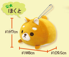 Tawaraken : Hokuto the Shiba Inu Plushie Zipper Mascot / Keyring