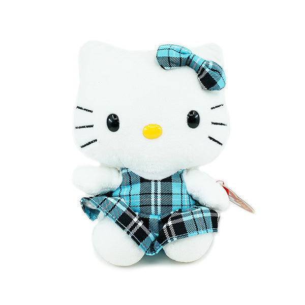 Sanrio : Hello Kitty Tartan Dress Ty Beanie Baby Plush! 5.5" / 15cm *V | Daisuki Sanrio : Hello Kitty Tartan Dress Ty Beanie Baby Plush! 5.5" / 15cm *V | Daisuki