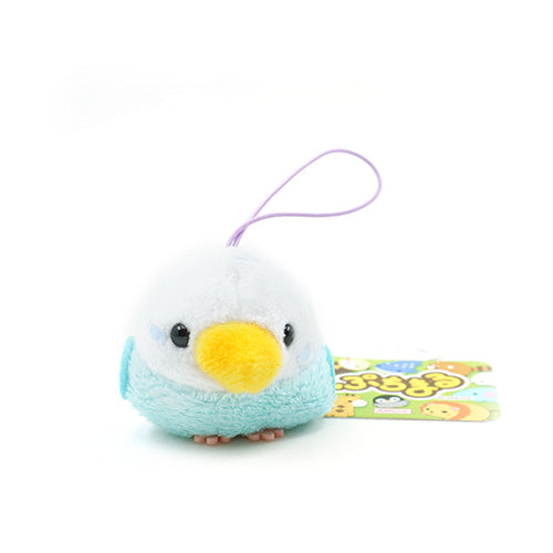 Amuse : Blue Budgie Mini Plush 4.5cm Hanger / Bag Mascot! | Daisuki