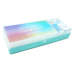 Crux : Nijiiro Pencil Box with Display Window - Lovely Pastel