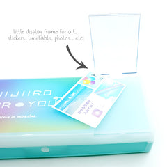 Crux : Nijiiro Pencil Box with Display Window - Lovely Pastel