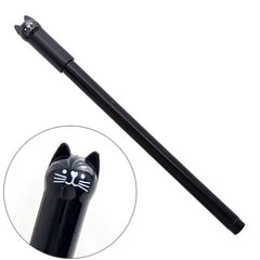 Black Kitty Gel ink Pen - black ink!