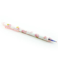 Pretty as a Peach Erasable gel ink pen x 1 (Blue ink) Random Design!