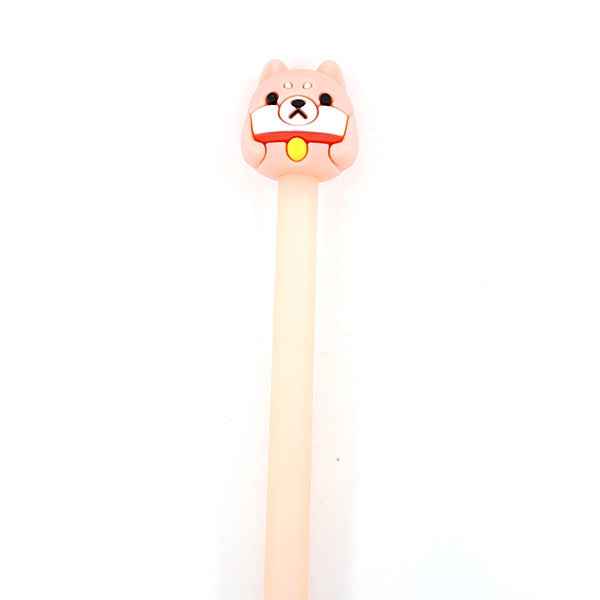 Shiba Inu! Cute Chonky Orange Dog Gel Ink Pen - black ink!
