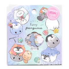 Crux : Funny Penguins Sticker Flakes Sack! 