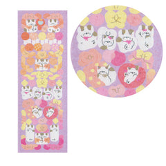Pretty Kitties Sparkly Sticker Sheet