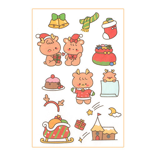 Christmas Kitties stickers sheet! Ver.2