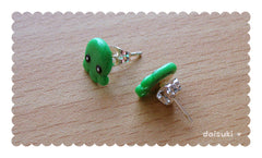 Kawaii Handmade Cthulhu / Octopus Stud Earrings